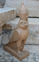 Load image into Gallery viewer, History Egyptian Horus Protecting King Nectanebo II www.Neo-Mfg.com 17&quot; Home decor Rare
