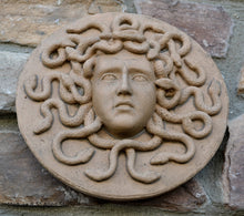 Load image into Gallery viewer, Roman Greek Medusa Sculptural wall relief plaque www.Neo-Mfg.com 8.5&quot; Museum reproduction n11
