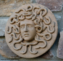 Load image into Gallery viewer, Roman Greek Medusa Sculptural wall relief plaque www.Neo-Mfg.com 8.5&quot; Museum reproduction n11
