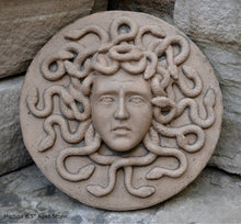 Load image into Gallery viewer, Roman Greek Medusa Sculptural wall relief plaque www.Neo-Mfg.com 8.5&quot; Museum reproduction n11
