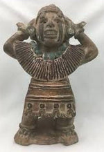 Load image into Gallery viewer, History Aztec Maya Mesoamerica Zapotec Xipe Totec Deity Sculpture Statue wall plaque www.Neo-Mfg.com 8&quot; museum replica k36
