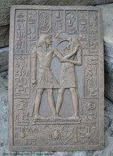 Load image into Gallery viewer, History Egyptian Thoth Thot Protecting Seti I Tomb Artifact Sculpture Statue 17&quot; www.Neo-Mfg.com Museum reproduction
