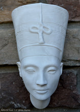 Load image into Gallery viewer, History Egyptian Nefertiti bust Fragment Sculptural wall relief plaque www.Neo-Mfg.com 7.5&quot;
