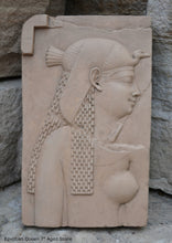 Load image into Gallery viewer, History Egyptian Queen Sculptural wall relief plaque www.Neo-Mfg.com 7.25&quot; b30
