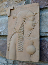 Load image into Gallery viewer, History Egyptian Queen Sculptural wall relief plaque www.Neo-Mfg.com 7.25&quot; b30
