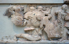 Load image into Gallery viewer, Roman Greek Hera Siphnian Sanctuary Apollo Sculptural Wall frieze plaque Fragment relief www.Neo-Mfg.com 16&quot; home decor
