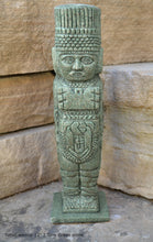 Load image into Gallery viewer, History Toltec warrior Mesoamerican MAYAN AZTEC Sculptural Statue Sculpture 12&quot; www.Neo-Mfg.com
