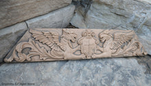 Load image into Gallery viewer, Griffin gryphons Winged lion wall Sculpture plaque 22&quot; www.Neo-Mfg.com Home decor mystical
