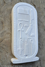 Load image into Gallery viewer, Egyptian King Tut Cartouche tomb Artifact Carved Sculpture Statue 7&quot; ww.Neo-Mfg.com Home decor tutankhamun
