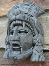 Load image into Gallery viewer, History Aztec Maya Artifact Warrior mask Jaguar Sculpture Statue 5&quot; Tall www.Neo-Mfg.com
