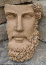 Load image into Gallery viewer, Roman Greek emperor Lucius Verus Fragment 3D Portrait Face Wall Plaque Sculpture 11&quot; www.Neo-Mfg.com Museum reproduction Marcus Aurelius
