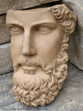 Load image into Gallery viewer, Roman Greek emperor Lucius Verus Fragment 3D Portrait Face Wall Plaque Sculpture 11&quot; www.Neo-Mfg.com Museum reproduction Marcus Aurelius
