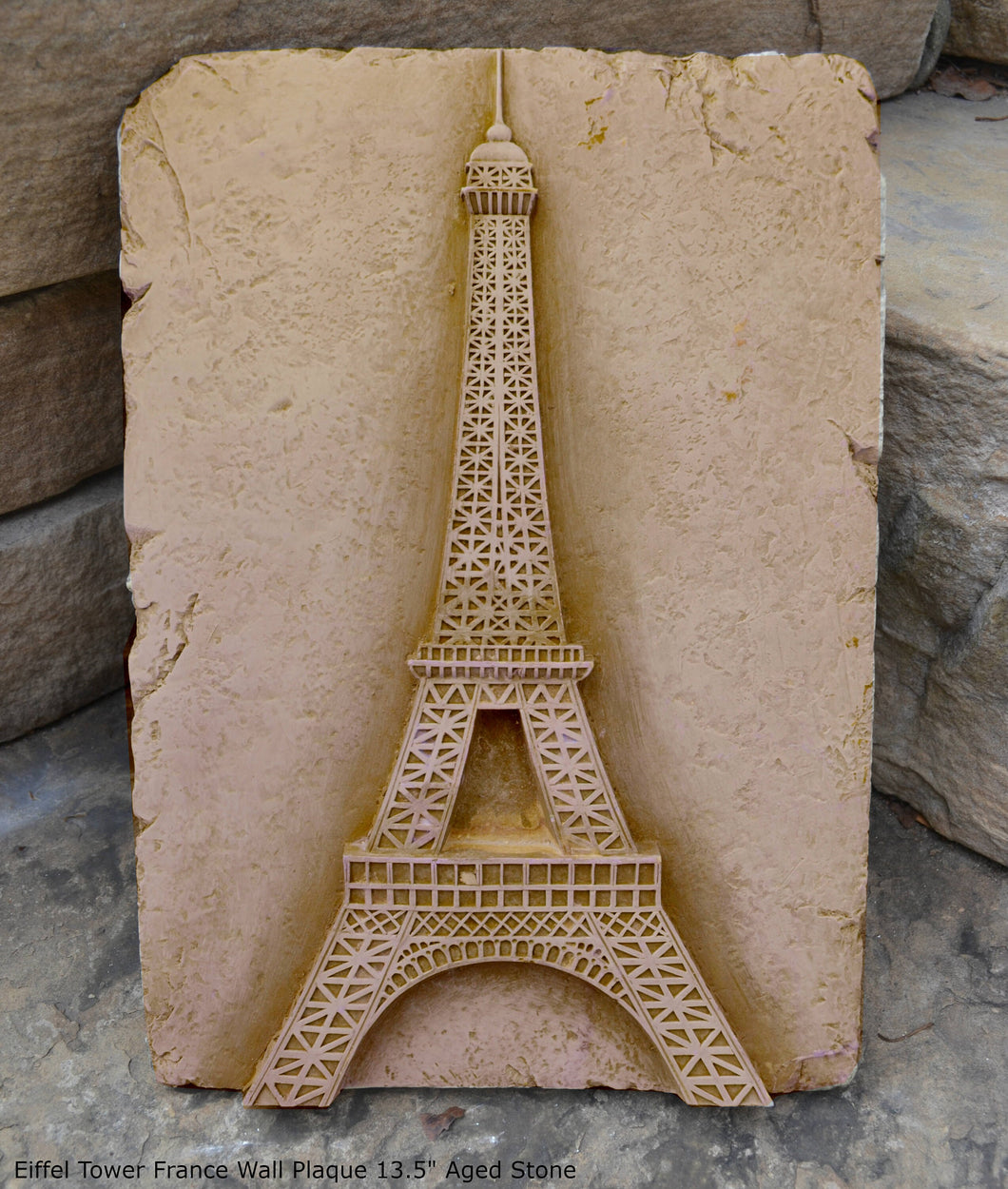Decor Eiffel tower France wall plaque sign 13.5