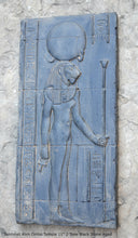 Load image into Gallery viewer, History Egyptian Sekhmet Kom Ombo Temple Sculptural wall relief www.Neo-Mfg.com 14&quot;
