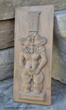 Load image into Gallery viewer, History Egyptian Bes god Sculptural wall relief www.Neo-Mfg.com 10.5&quot; j10
