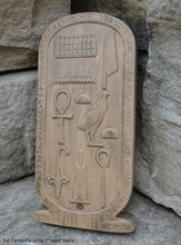 Load image into Gallery viewer, Egyptian King Tut Cartouche tomb Artifact Carved Sculpture Statue 7&quot; ww.Neo-Mfg.com Home decor tutankhamun
