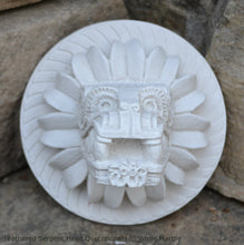 Load image into Gallery viewer, History Feathered Serpent Head of Quetzalcoaltl Aztec Maya Artifact Carved Sculpture Statue 5&quot; www.Neo-Mfg.com
