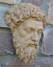 Load image into Gallery viewer, Marcus Aurelius Antoninus Augustus Bust wall relief 9&quot; Museum Quality www.Neo-Mfg.com
