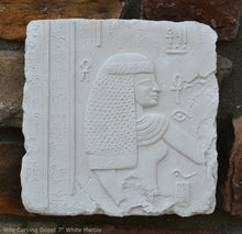 Load image into Gallery viewer, History Egyptian Depet wife Fragment Sculptural wall relief plaque www.Neo-Mfg.com 7&quot; b5
