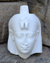 Load image into Gallery viewer, Egyptian Arsinoe II Ancient Bust Wall Sculpture reproduction art 4.5&quot; www.Neo-Mfg.com museum reproduction
