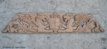 Load image into Gallery viewer, Griffin gryphons Winged lion wall Sculpture plaque 22&quot; www.Neo-Mfg.com Home decor mystical
