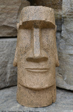 Load image into Gallery viewer, MOAI Traditional Rapa Nui Stone Statue Sculpture www.Neo-Mfg.com 7&quot; Easter island
