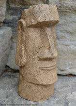 Load image into Gallery viewer, MOAI Traditional Rapa Nui Stone Statue Sculpture www.Neo-Mfg.com 7&quot; Easter island
