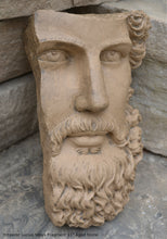 Load image into Gallery viewer, Roman Greek emperor Lucius Verus Fragment 3D Portrait Face Wall Plaque Sculpture 11&quot; www.Neo-Mfg.com Museum reproduction Marcus Aurelius
