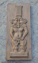 Load image into Gallery viewer, History Egyptian Bes god Sculptural wall relief www.Neo-Mfg.com 10.5&quot; j10
