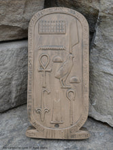 Load image into Gallery viewer, Egyptian King Tut Cartouche tomb Artifact Carved Sculpture Statue 7&quot; ww.Neo-Mfg.com Home decor tutankhamun
