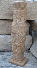 Load image into Gallery viewer, History Toltec warrior Mesoamerican MAYAN AZTEC Sculptural Statue Sculpture 12&quot; www.Neo-Mfg.com
