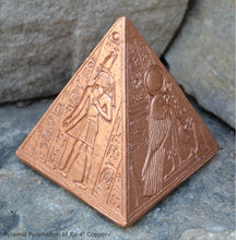 Load image into Gallery viewer, Egyptian Pyramid Pyramidion of Ramose Ra artifact carving sculpture statue 4&quot; www.NEO-MFG.com
