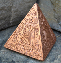 Load image into Gallery viewer, Egyptian Pyramid Pyramidion of Ramose Ra artifact carving sculpture statue 4&quot; www.NEO-MFG.com
