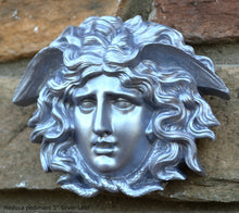 Load image into Gallery viewer, Medusa Gorgon bust Sculpture wall plaque www.Neo-Mfg.com 5&quot; home decor Museum Reproduction
