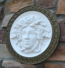 Load image into Gallery viewer, History Medusa Artifact Carved wall plaque Sculpture Statue 12&quot; www.Neo-Mfg.com high relief c6
