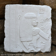 Load image into Gallery viewer, History Egyptian Depet wife Fragment Sculptural wall relief plaque www.Neo-Mfg.com 7&quot; b5
