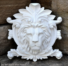 Load image into Gallery viewer, Animal Lion Face leaf plaque Fragment relief www.Neo-Mfg.com 8&quot; home decor b19
