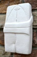 Load image into Gallery viewer, History Brancusi Kiss Sculptural wall relief www.Neo-Mfg.com 9&quot; home plaque art
