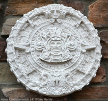 Load image into Gallery viewer, Aztec Mayan Calendar noch Artifact Carved Sculpture Statue 14&quot; www.Neo-Mfg.com
