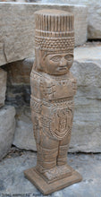 Load image into Gallery viewer, History Toltec warrior Mesoamerican MAYAN AZTEC Sculptural Statue Sculpture 12&quot; www.Neo-Mfg.com
