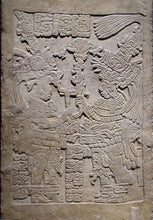 Load image into Gallery viewer, Aztec Mayan Lintel 58 Yaxchilan Plaque Artifact Sculpture 7&quot; www.Neo-Mfg.com home decor
