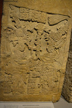 Load image into Gallery viewer, Aztec Mayan Lintel 58 Yaxchilan Plaque Artifact Sculpture 7&quot; www.Neo-Mfg.com home decor
