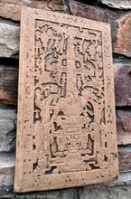 Load image into Gallery viewer, History Aztec Mayan sarcophagus of king K’inich Janaab’ Pakal wall plaque art 14&quot; www.Neo-Mfg.com
