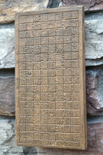 Load image into Gallery viewer, Aztec Mayan Glyph Panel Wall plaque Fragment relief www.Neo-Mfg.com 10&quot; j12
