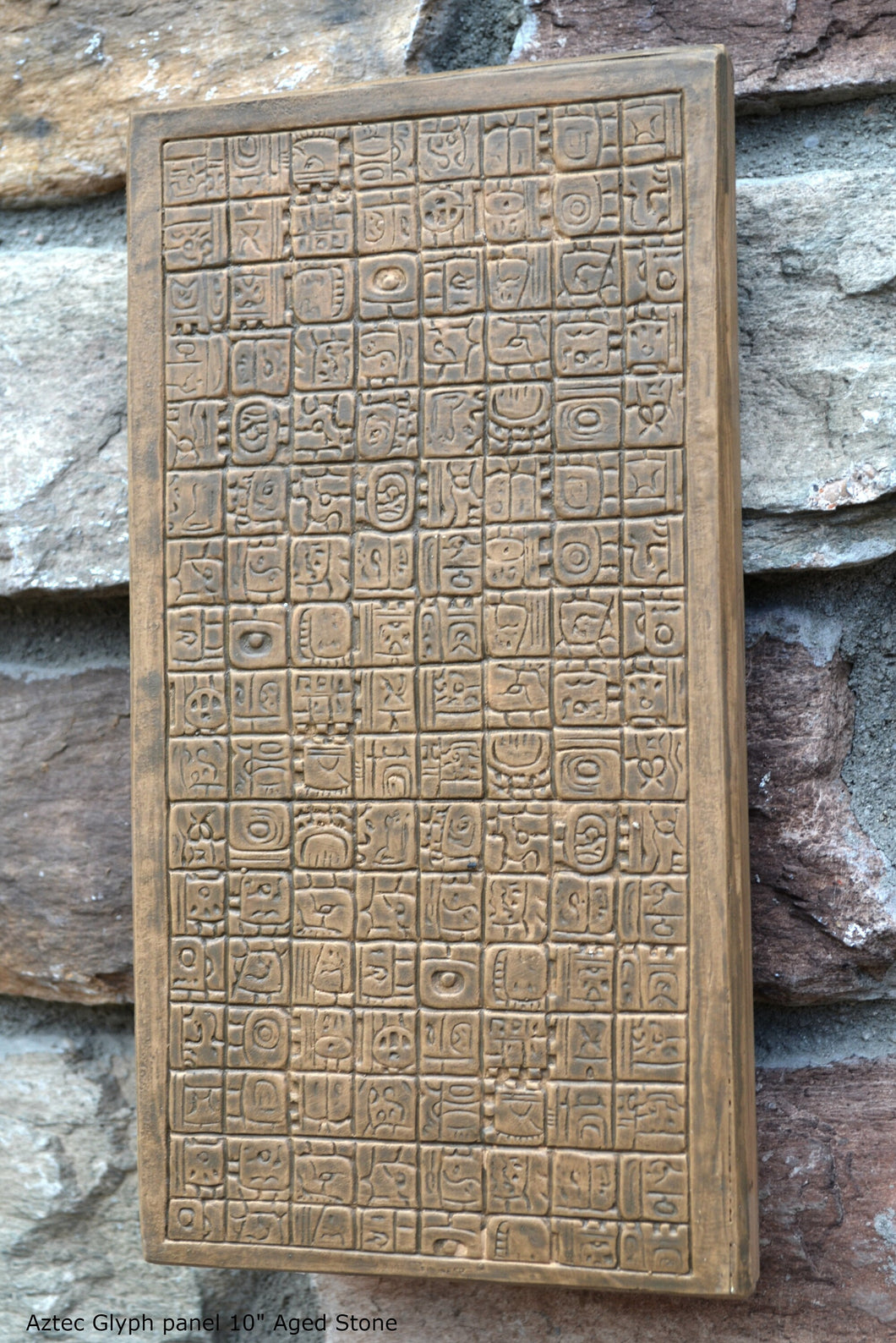 Aztec Mayan Glyph Panel Wall plaque Fragment relief www.Neo-Mfg.com 10