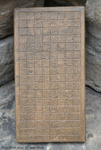 Load image into Gallery viewer, Aztec Mayan Glyph Panel Wall plaque Fragment relief www.Neo-Mfg.com 10&quot; j12
