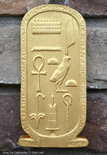 Load image into Gallery viewer, Egyptian King Tut Cartouche tomb Artifact Carved Sculpture Statue 7&quot; ww.Neo-Mfg.com Home decor tutankhamun
