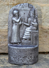 Load image into Gallery viewer, Babylon law code of Hammurabi Fragment Sculptural wall relief plaque www.Neo-Mfg.com 6.5&quot;
