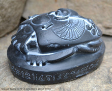 Load image into Gallery viewer, History Egyptian Scarab winged Sculptural statue www.Neo-Mfg.com 4.75&quot;
