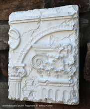 Load image into Gallery viewer, Roman Greek Architectural Column Fragment Wall plaque Neo-Mfg d13 9&quot;
